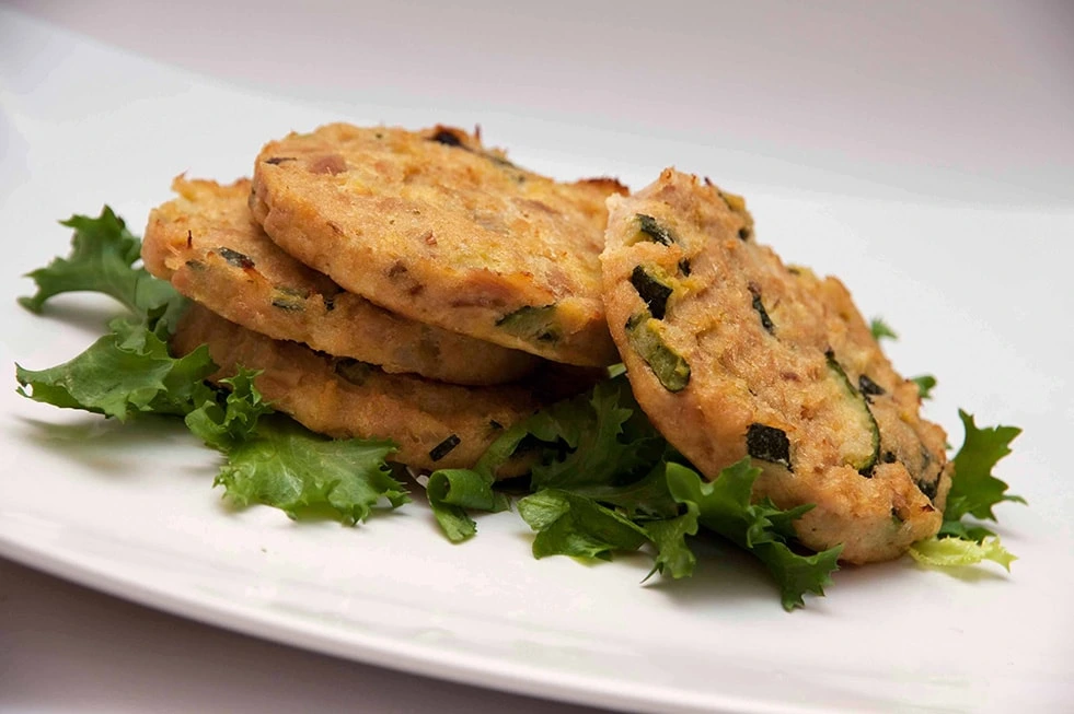 Burger di zucchine e tonno